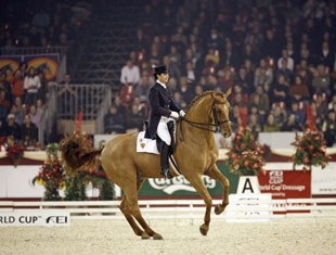 Catherine Haddad on Maximus at the 2006 CDI-W Mechelen :: Photo © Dirk Caremans