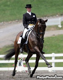 Alexandra Duncan and Elektra at the 2006 North American Young Riders Championships :: Photo © Mary Phelps
