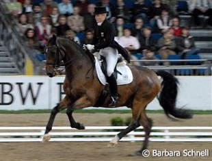 Sonja Bolz and Cockney are on a high. The young Bolz is doing better on this Holsteiner gelding than former owner Nadine Capellmann ever did.