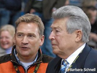 Klaus Martin Rath and father-in-law Klaus Rheinberger, the sponsor of the Piaff Forderpreis.