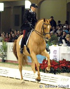 Valentina Truppa and Chablis on their way to win their second young riders world cup final