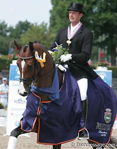 Patrick van der Meer and Uzzo, 5-year old World Champions :: Photo © Astrid Appels