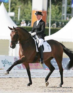 Bronze medal winners Brigitte Wittig and Biagotti W (by Breitling W)