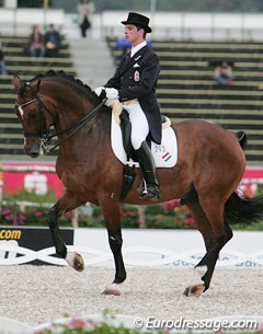 Robert Acs and Lagerfeld at the 2006 World Equestrian Games in Aachen :: Photo © Astrid Appels