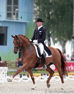 Matthew Dowsley and Cinderella at the 2006 World Equestrian Games :: Photo © Astrid Appels