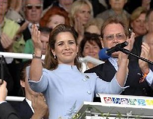 Princess Haya at the 2006 World Equestrian Games' Opening Ceremony