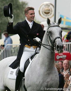 Andreas Helgstrand on Matine at the 2006 World Equestrian Games :: Photo © Astrid Appels