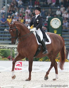 Debbie McDonald and Brentina at the 2006 World Equestrian Games :: Photo © Astrid Appels