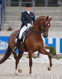 Emma Karlsson and her Westfalian mare Faradera (by Florestan)