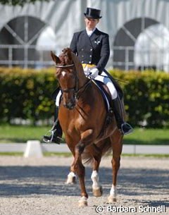Last year Danish Joachim Thomsen and Mikado Engvang were the Aachen revelation storming to the GP Kur Finals. This year Swedish Emma Karlsson and Faradera were the break through couple. They placed 12th in the Special & 12th in the Kur