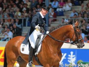 Isabell Werth and Satchmo wrap up their ride