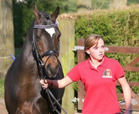 Mieke Mommen and her FEI pony Benjamin