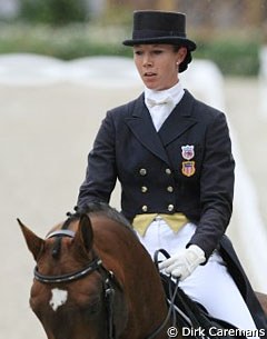 Courtney King and Idocus at the 2007 CDIO Aachen :: Photo © Dirk Caremans