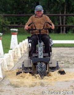 Daniel Barton rescuing the footing