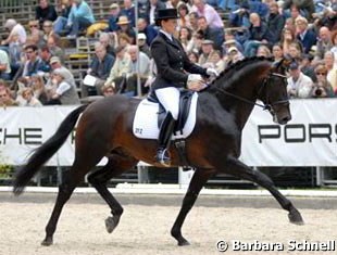 Inga von Helldorff on Damsey (by Dressage Royal)