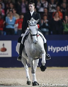 Andreas Helgstrand and Blue Hors Matine at the 2007 CDI-W 's Hertogenbosch :: Photo © Dirk Caremans