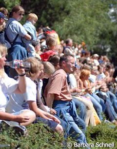 Large crowds gathered at the 2007 European Pony Championships in Freudenberg
