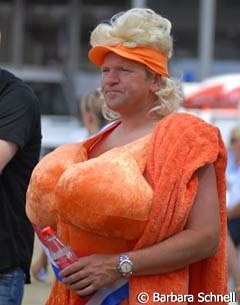 An enthusiastic Dutch fan