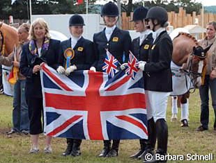 The bronze medal winning British team