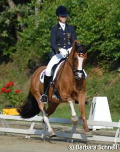 Sanneke Rothenberger and Konrad won the consolation finals at the 2007 European Pony Championships in Freudenberg