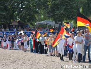 Parade of Nations, the day before the Team Championship Test