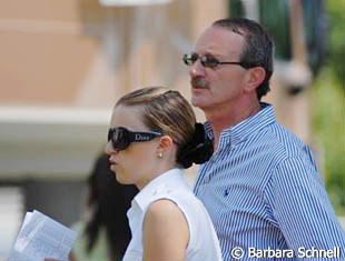 Valentina Truppa and her father O-judge Enzo Truppa