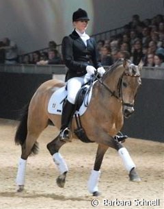 German FEI pony rider Nadine Surmann on Deshima