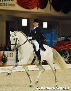 Juan Manuel Munoz Diaz and Fuego showed a lot of potential at this year's Global Dressage Forum -- now they're gathering competing experience. What a fabulous horse!