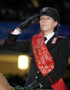 Valentina Truppa wins her third consecutive Young Rider World Cup Final