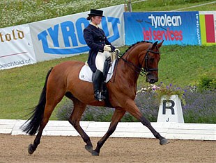 Judy Reynolds and Rathbawn Valet at the 2007 CDI Fritzens