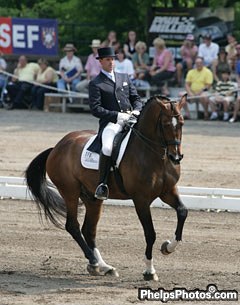 Christopher Hickey and Regent at the 2007 Festival of Champions :: Photo © Phelpsphotos.com