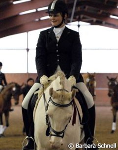 Bundeschampionate finalist Pegasus B (by Pan Tau B) under his new rider Juliette Piotrowski. This is another pair that is only getting started but already showed promise and sportsmanship.