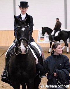 Louisa Lüttgen was coached by her sister Anna-Katharina, who hopes to reach Grand Prix level with the horse herself