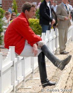 Danish team trainer Rudolf Zeilinger