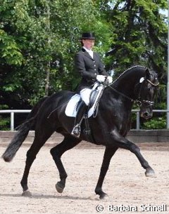 Jana Freund and Dramatic at the show in Neuss-Grefrath :: Photo © Barbara Schnell