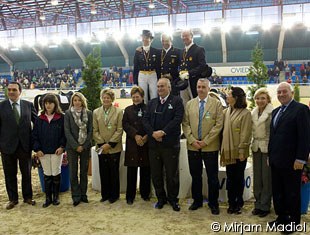 The prize giving ceremony