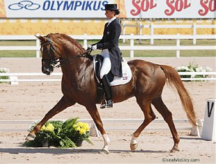 Yvonne Losos de Muniz and Bernstein at the 2007 Pan American Games in Rio, Brazil :: Photo © Cealy Tetley