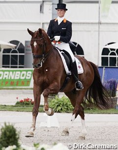 Adelinde Cornelissen and Parzival at the 2007 CDIO Rotterdam :: Photo © Dirk Caremans