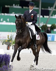 Carl Hester and Lecantos at the 2007 CDIO Rotterdam :: Photo © Dirk Caremans