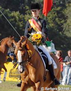 Louisa Luttgen and Dornik B, 2007 German Pony Champions :: Photo © Barbara Schnell