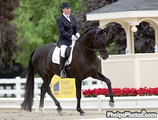 Rebecca Knollman on Solaris Hit at the U.S. Central League Young Horse Selection Trial :: Photo © Phelpsphotos.com
