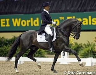 Daniel Pinto and Galopin de la Font at the 2007 World Cup Finals :: Photo © Dirk Caremans