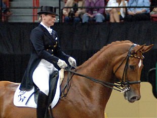 Isabell Werth and Warum Nicht FRH at the 2007 World Cup Finals