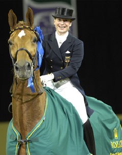 Isabell Werth and Warum Nicht FRH win the 2007 World Cup Finals :: Photo © Kit Houghton