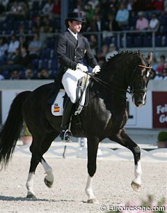 Jordi Domingo and Prestige at the 2008 CDIO Aachen :: Photo © Astrid Appels