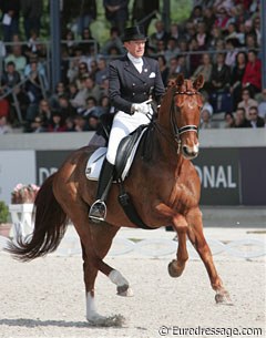 Heike Kemmer and Bonaparte at the 2008 CDIO Aachen :: Photo © Astrid Appels