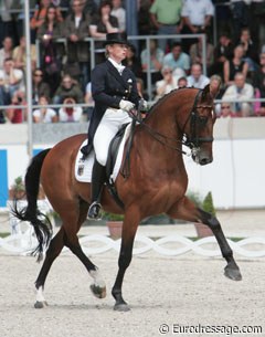 Isabell Werth and Satchmo at the 2008 CDIO Aachen