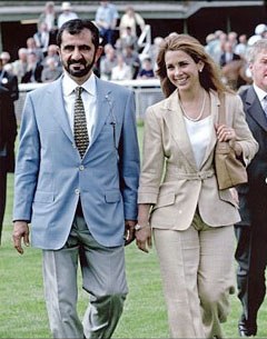 Sheikh Mohammed Bin Rashid Al Maktoum and Princess Haya at the Ascot Horse Races