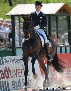 Hubertus Schmidt and Franziskus at the 2008 CDN Bad Salzuflen :: Photo © Barbara Schnell