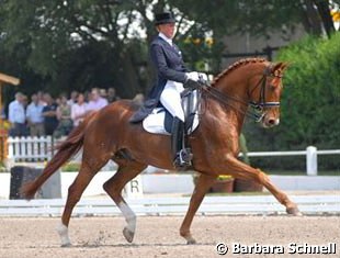 Heike Kemmer and Bonaparte won silver